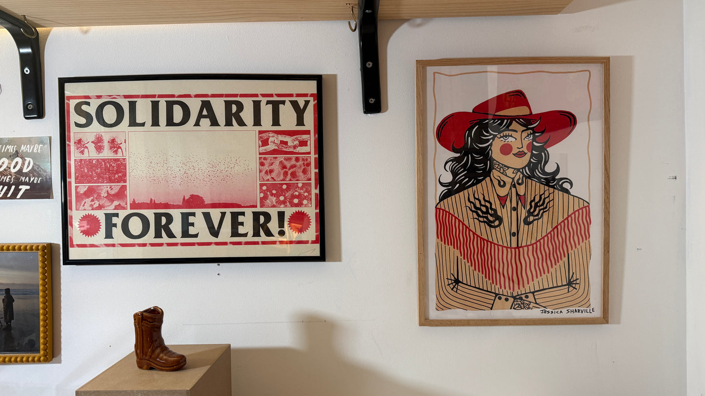 “Red Cowgirl” print A4 or A3