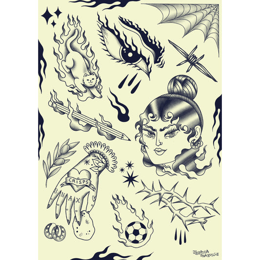 Tattoo Flash print no.1