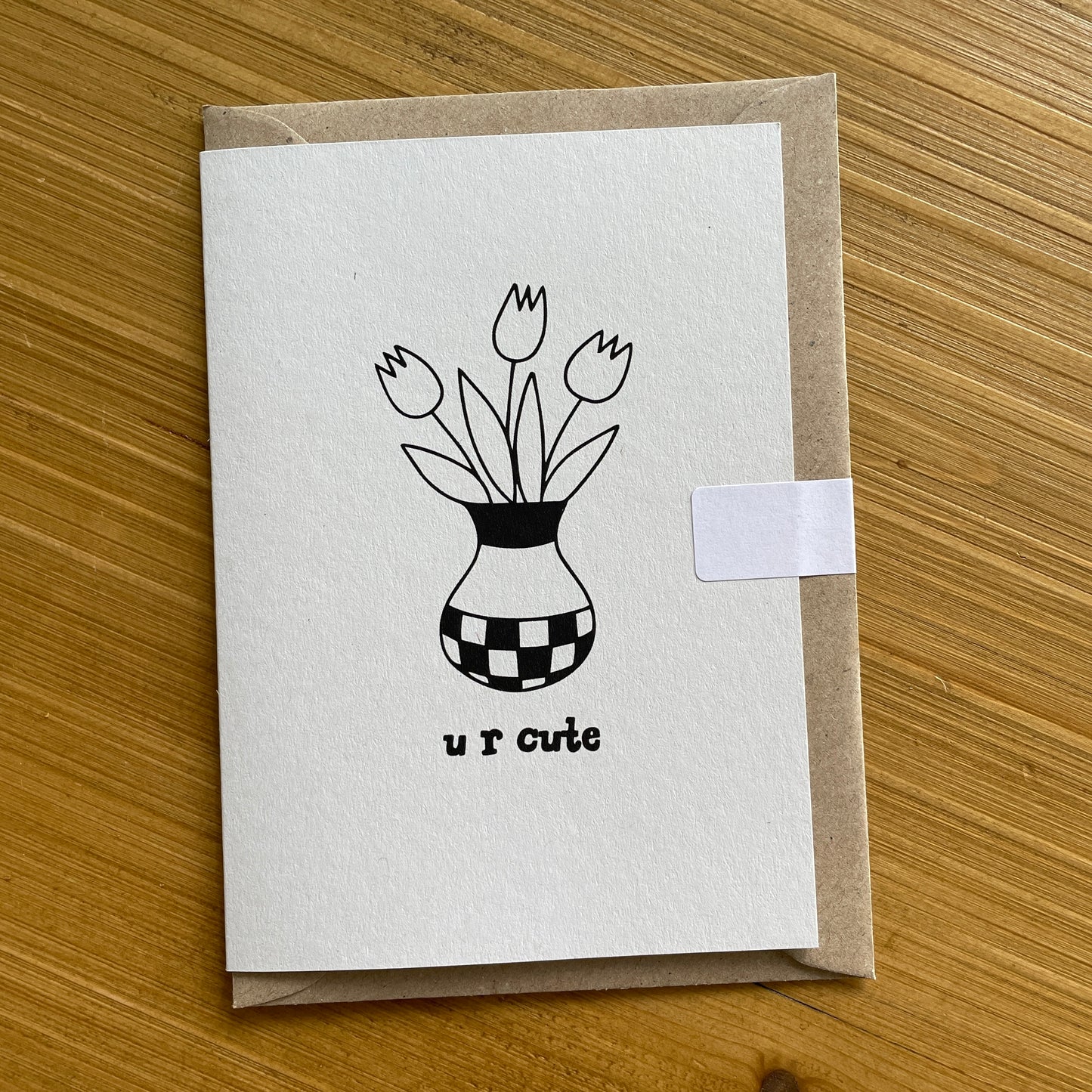 U r cute greetings card
