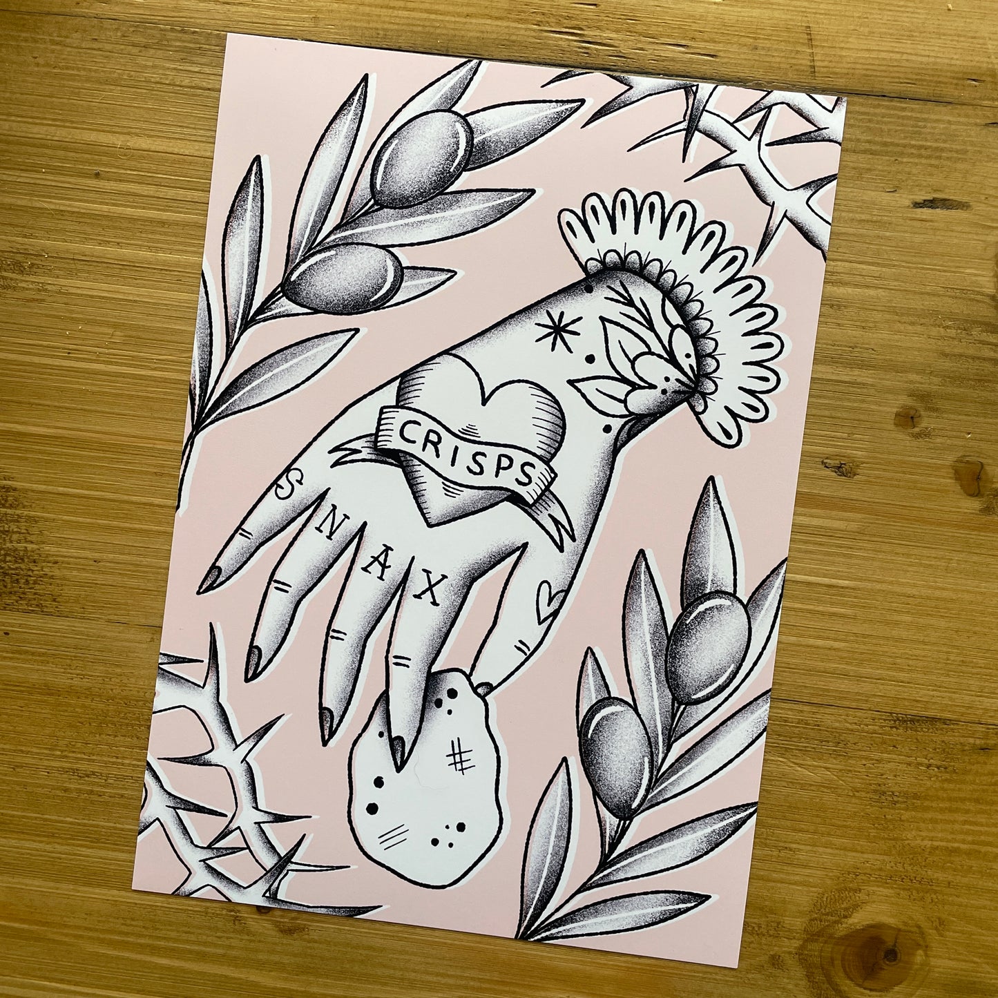 I love Crisps print