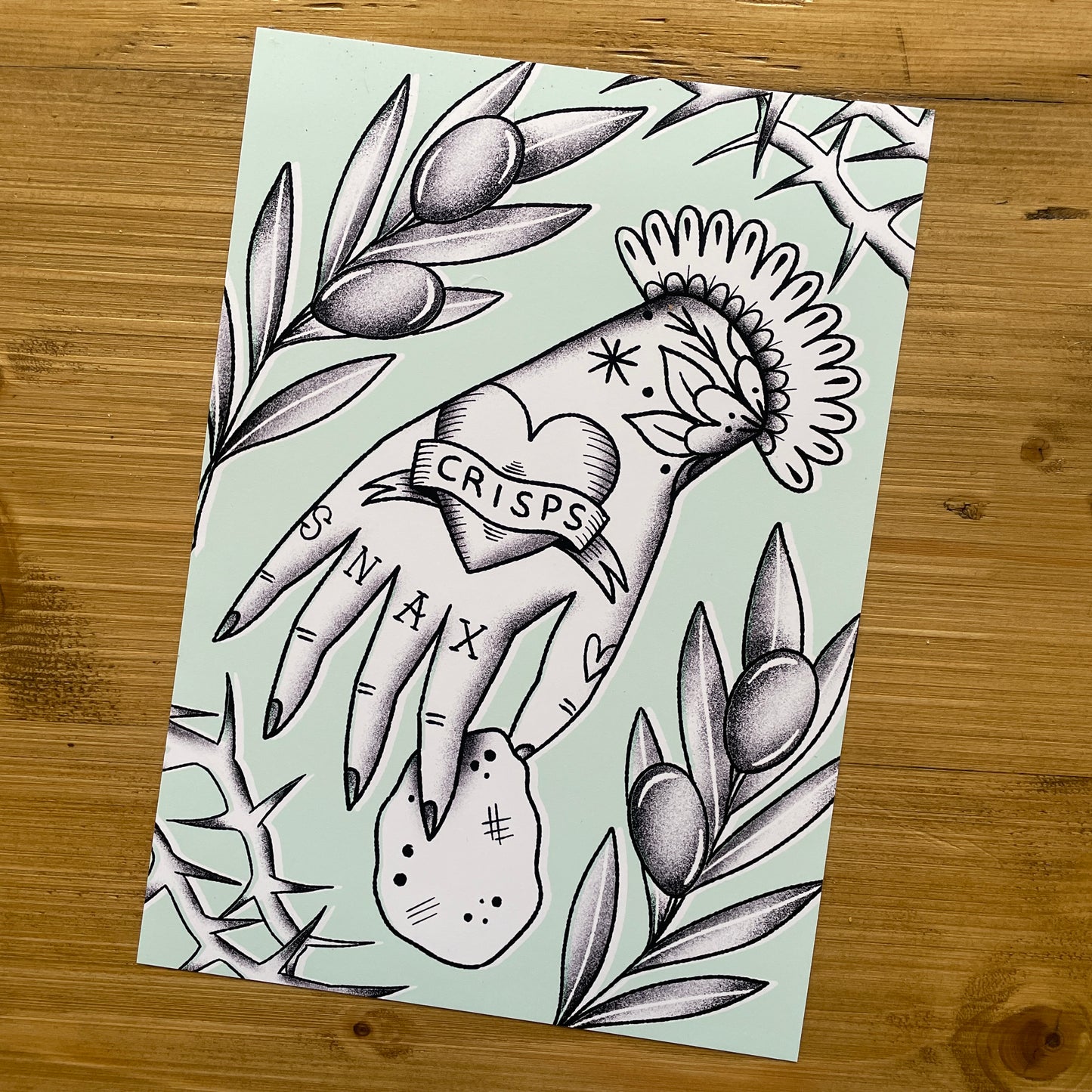 I love Crisps print