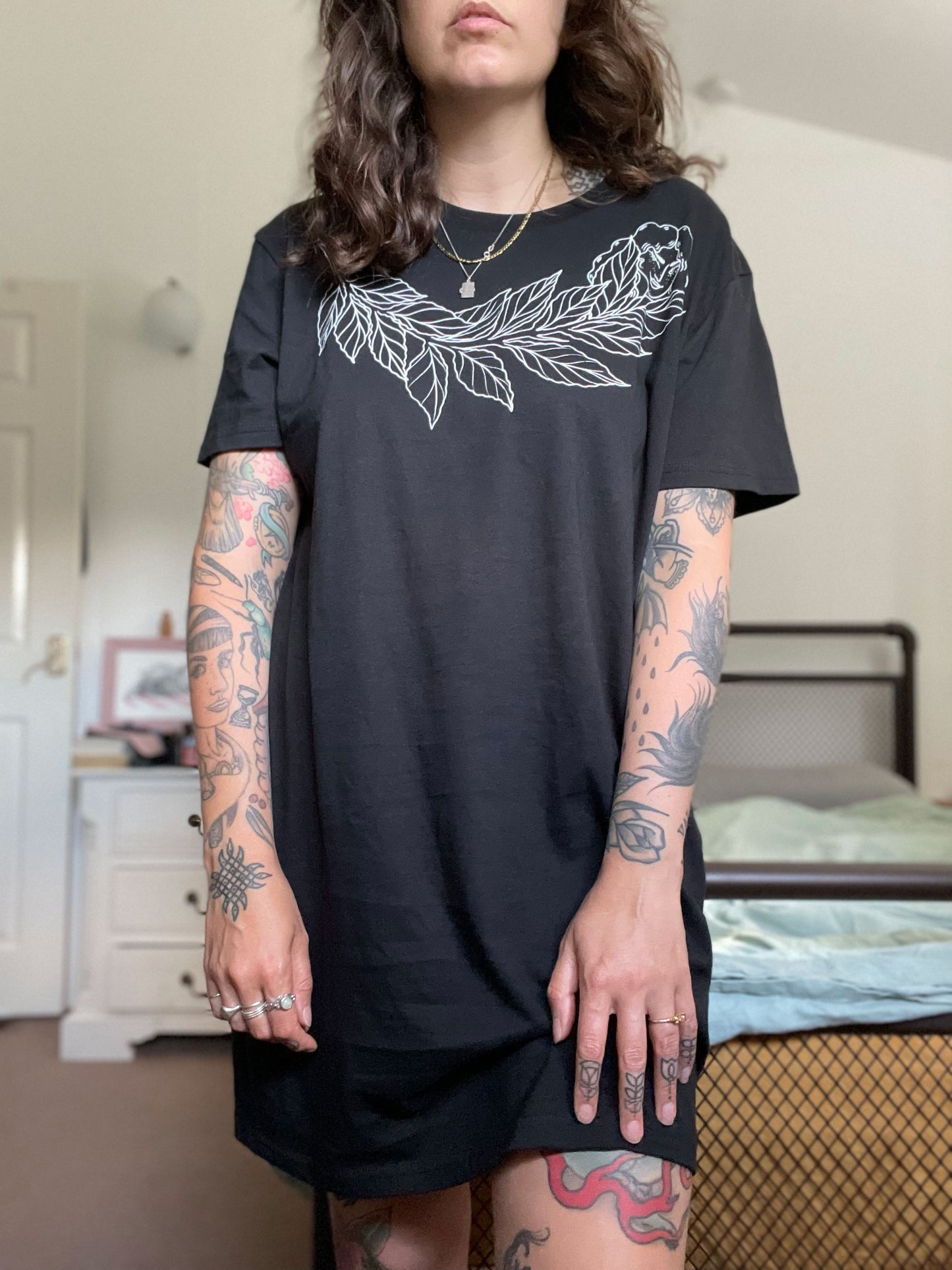 Floral 'N' Gals T-shirt Dress