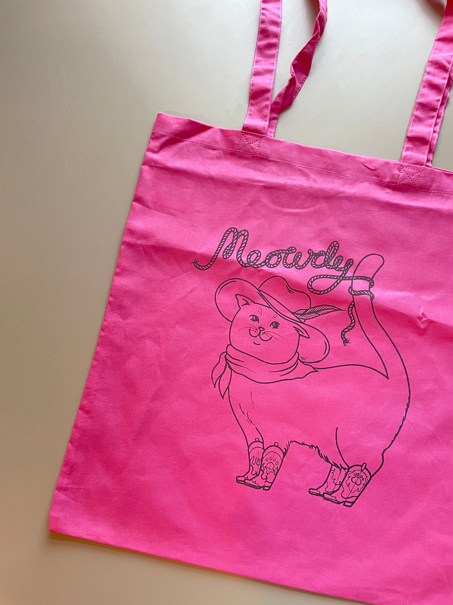 Meowdy Tote Bag various colours