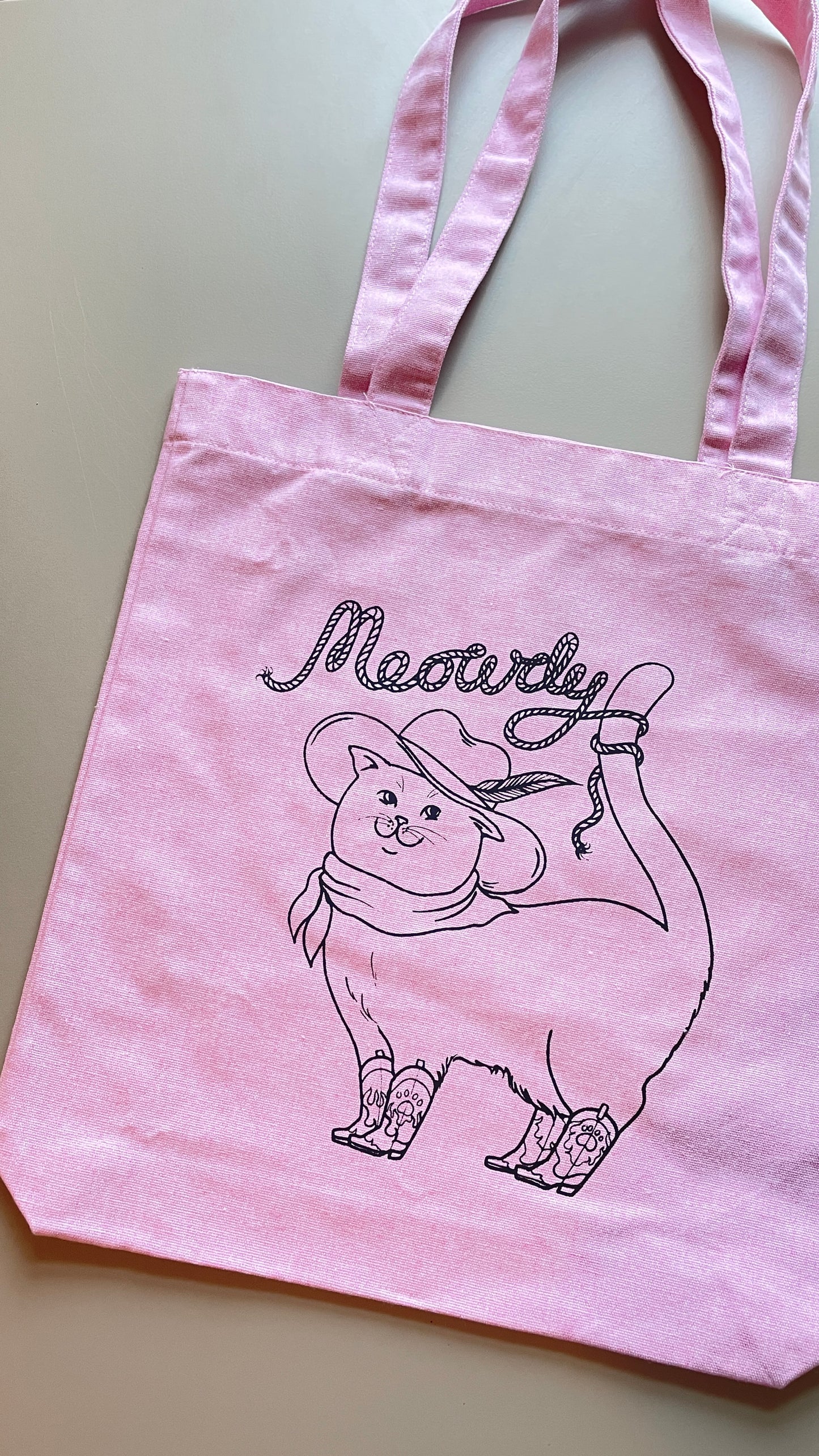 Meowdy Tote Bag various colours