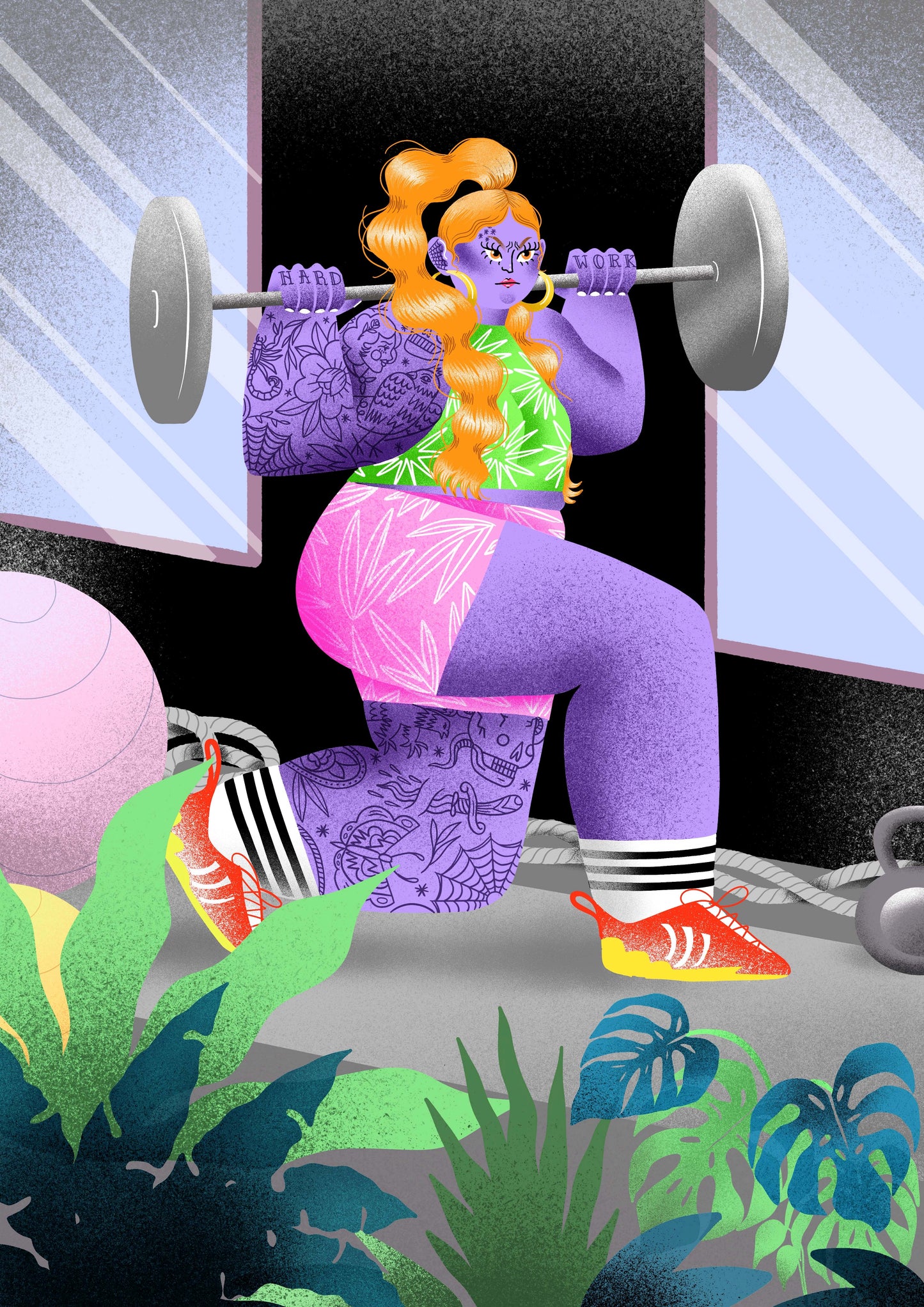 Liftin’ print
