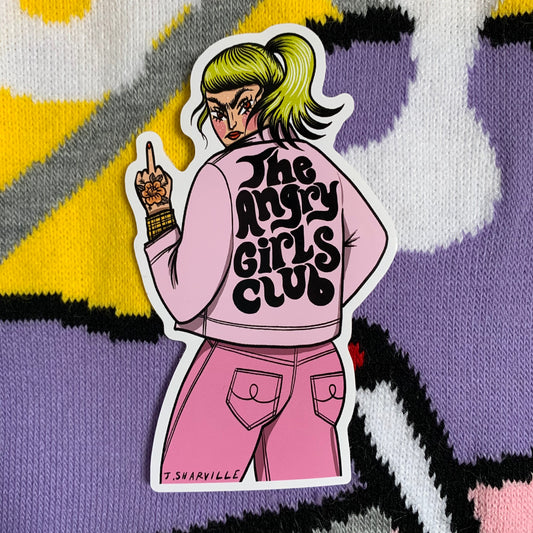 The Angry Girls Club sticker