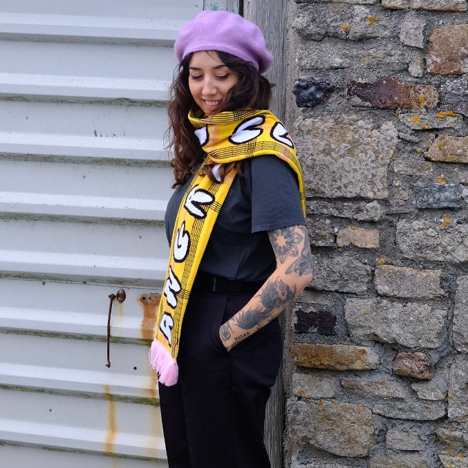 Angry Girls Club winter scarf