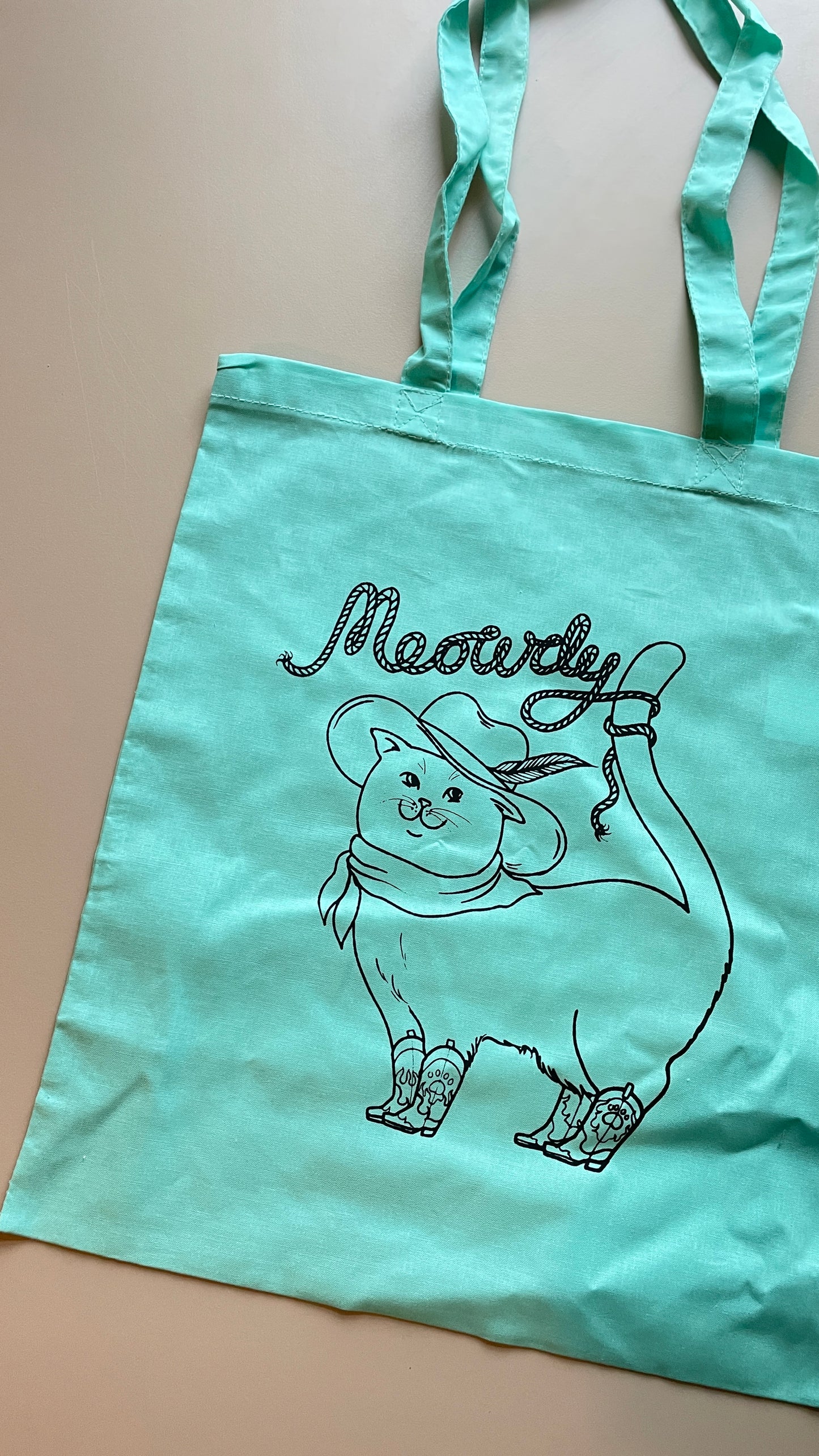 Meowdy Tote Bag various colours