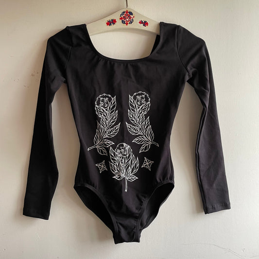 Floral 'N' Gals Long Sleeve Leotard Sample