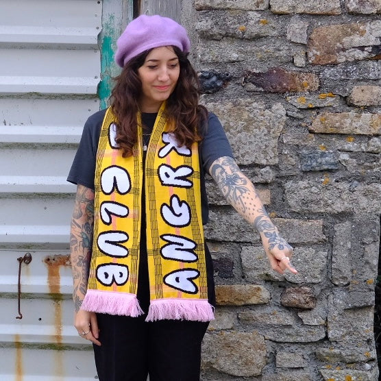 Angry Girls Club winter scarf