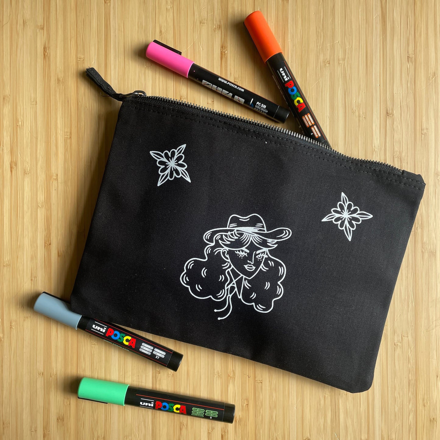 Cowgirl pencil case