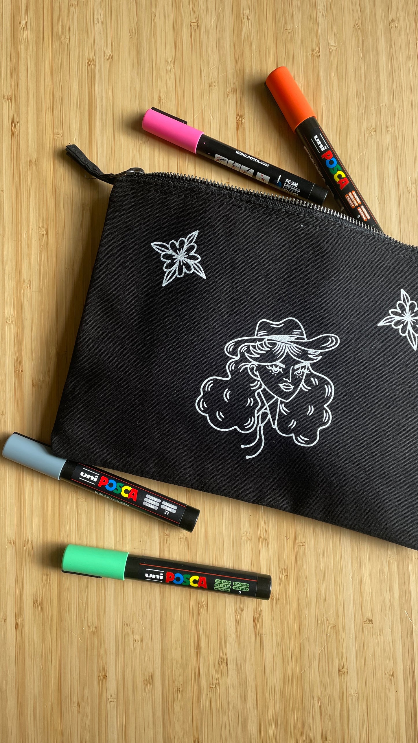 Cowgirl pencil case