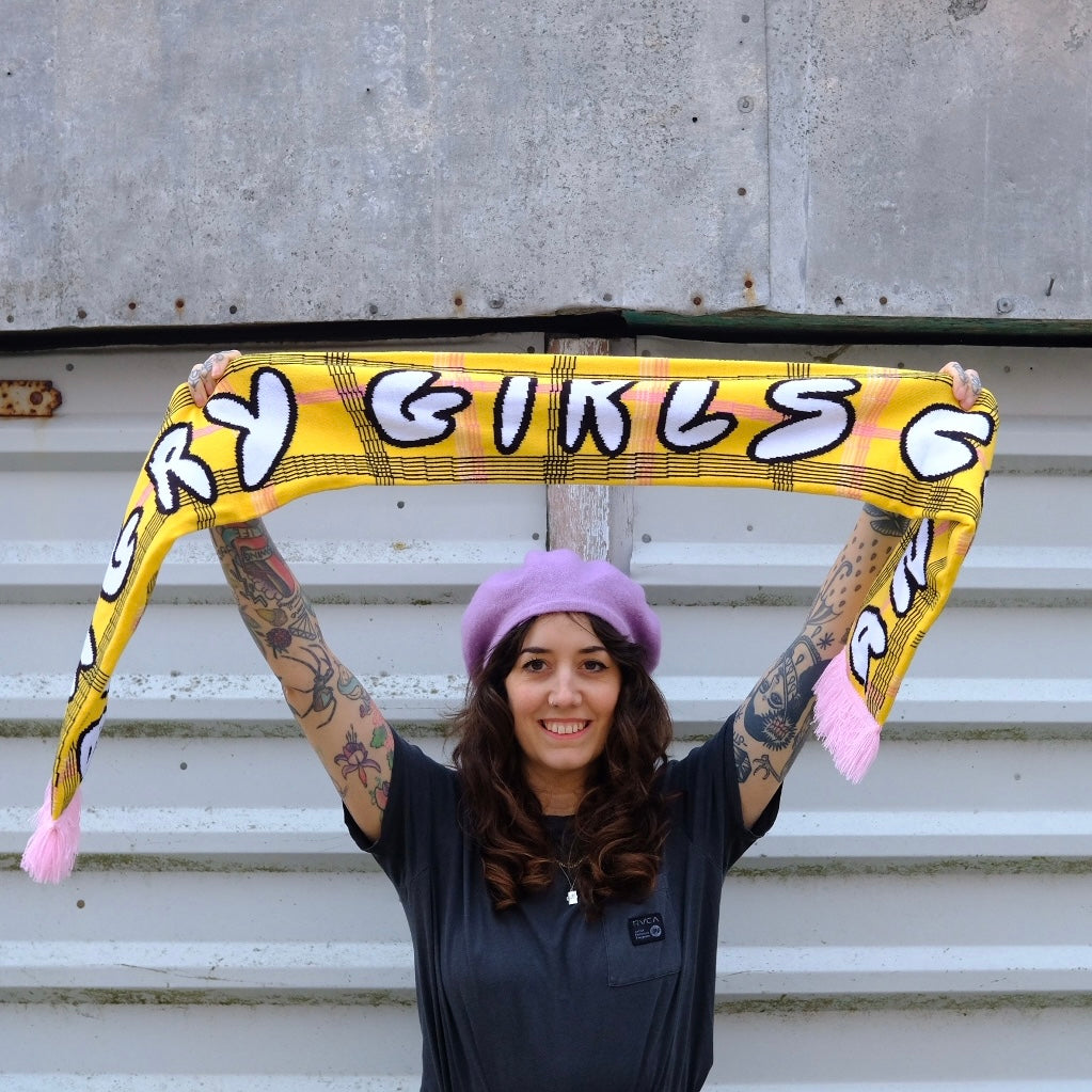 Angry Girls Club winter scarf