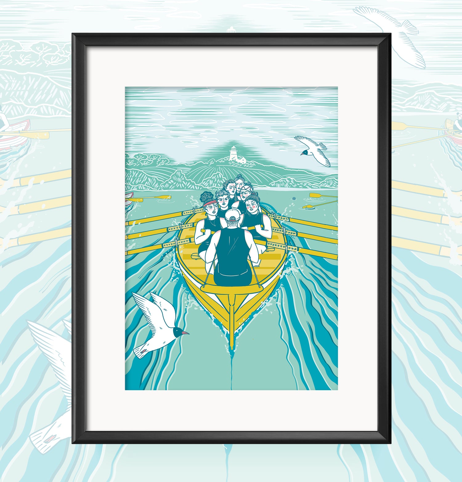 Gig Rowing Prints