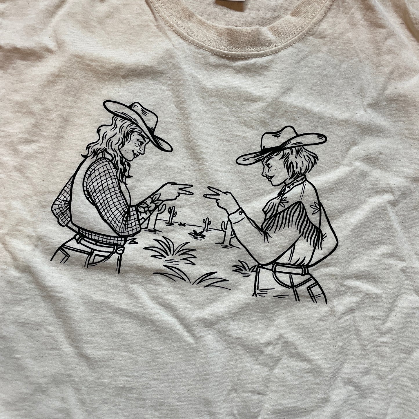 Rock Paper Scissors Cowgirls T-Shirt