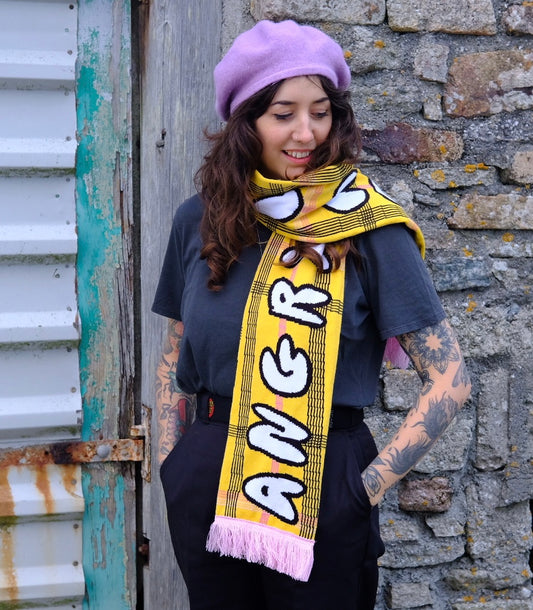 Angry Girls Club winter scarf