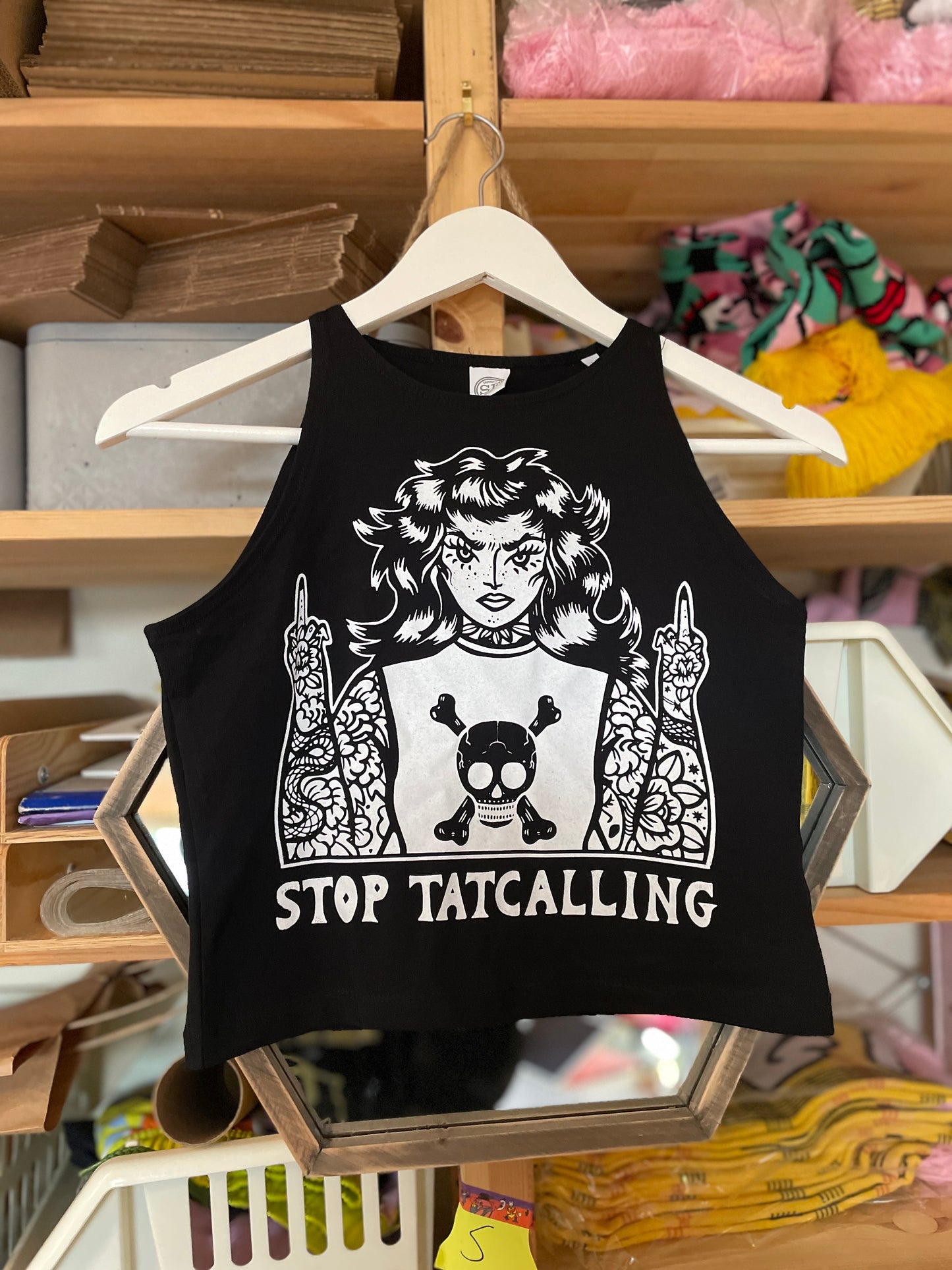 Stop Tatcalling Crop Top