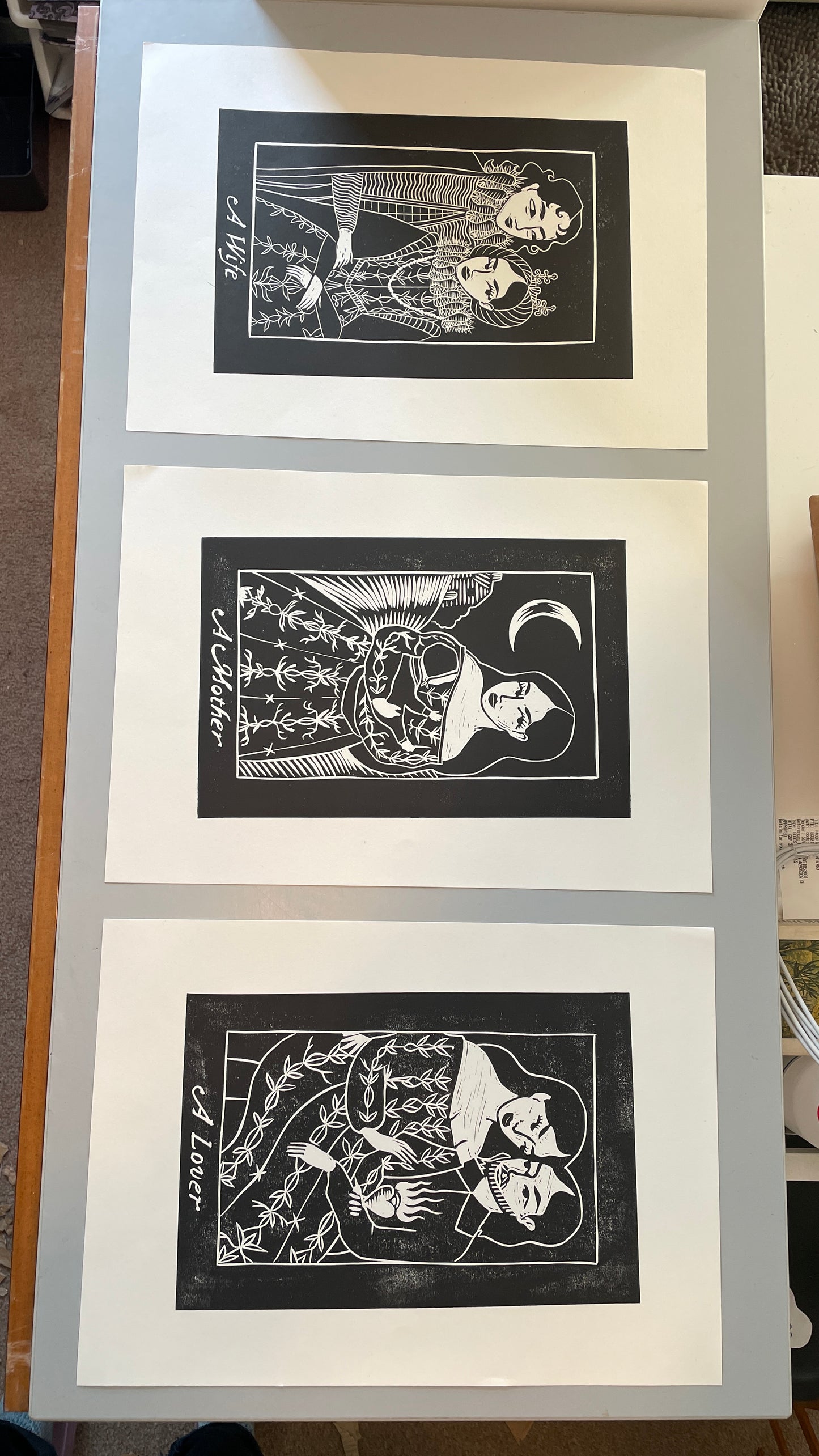 Triptych Lino