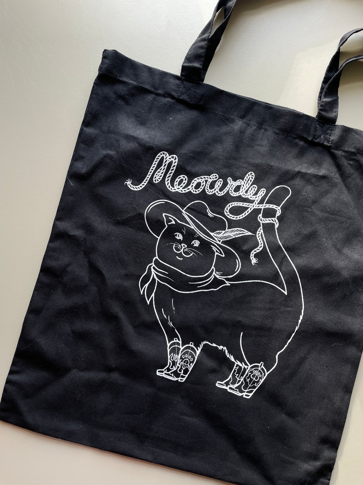 Meowdy Tote Bag various colours